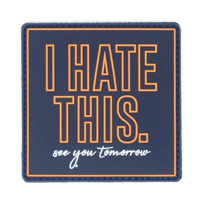 2POOD I Hate This Klett-Patch kaufen - 2POOD Patches - Fitness Onlineshop