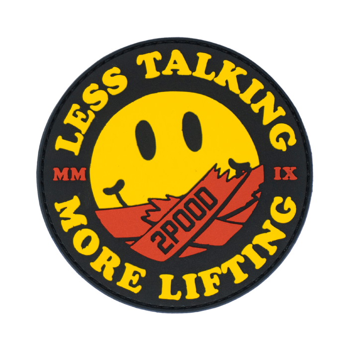 2POOD Less Talking Klett-Patch kaufen - 2POOD Patches - Fitness Onlineshop
