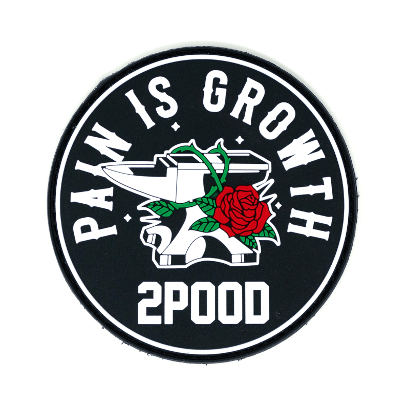 2POOD Pain is Growth Klett-Patch kaufen - 2POOD Patches - Fitness Onlineshop