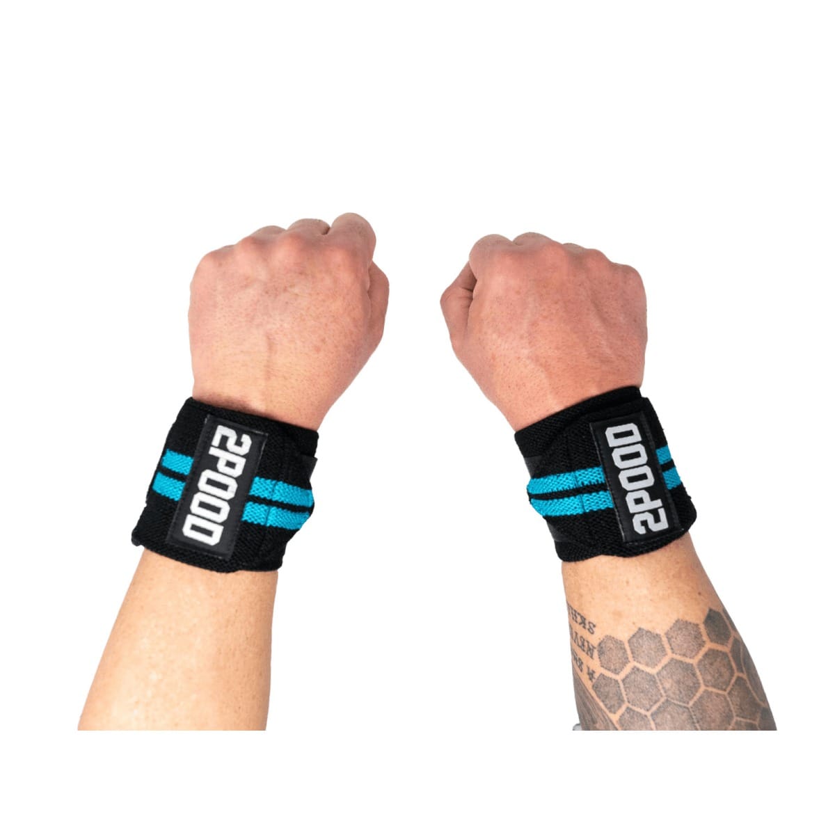 2POOD Wrist Wraps (Handgelenkbandagen) Schwarz-Blau kaufen - 2POOD Handgelenkbandagen - Fitness Onlineshop