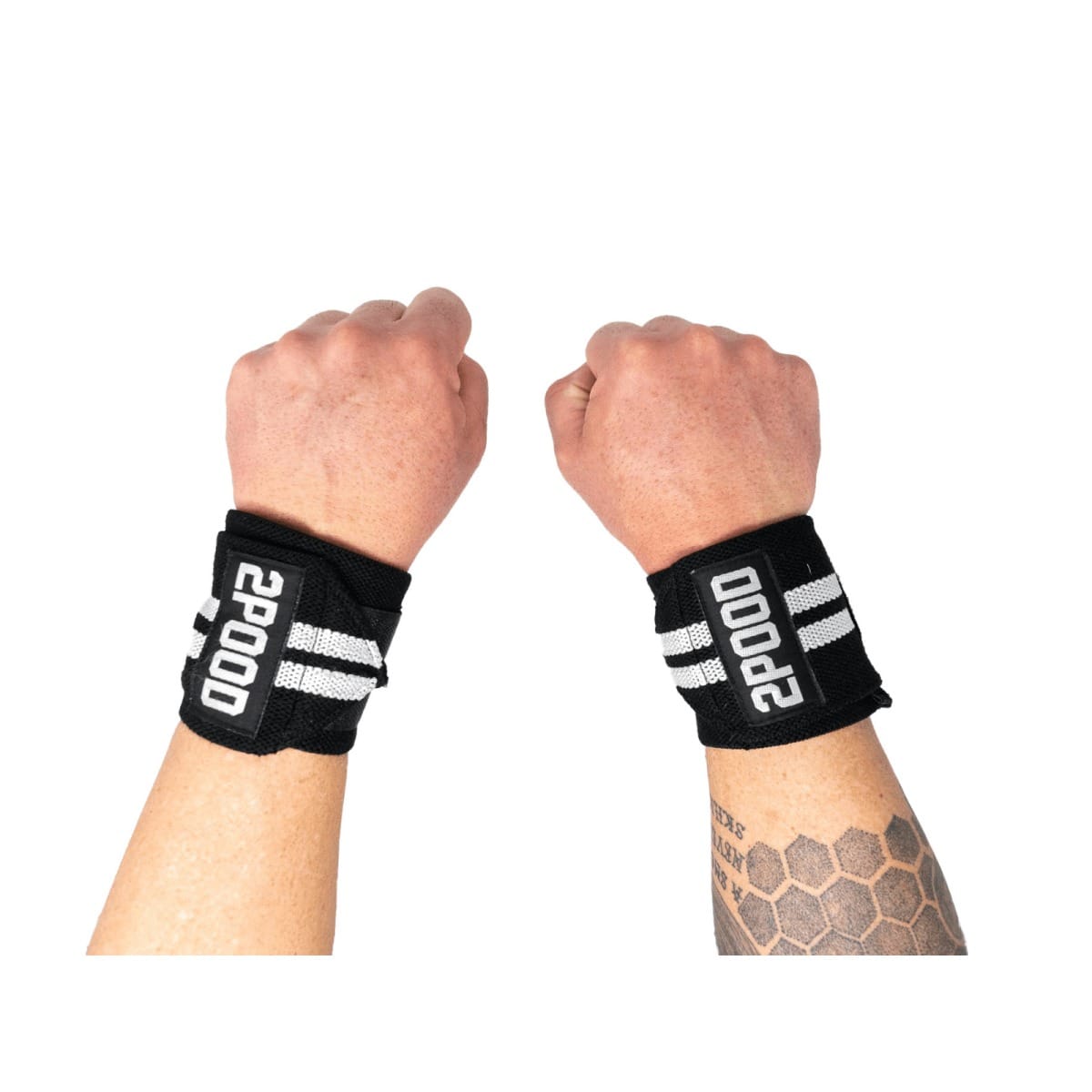 2POOD Wrist Wraps (Handgelenkbandagen) Schwarz-Weiss kaufen - 2POOD Handgelenkbandagen - Fitness Onlineshop