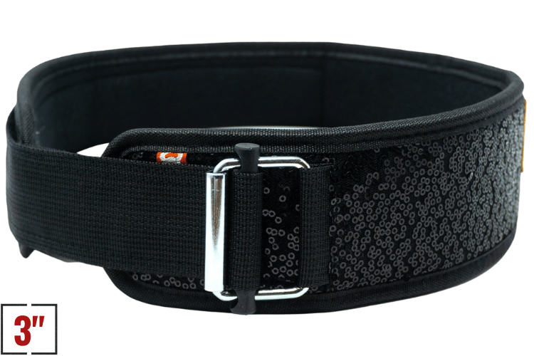 3" Petite Black Magic (Sparkle) Weightlifting Belt kaufen - 2POOD 3 Inch Belt - Fitness Onlineshop