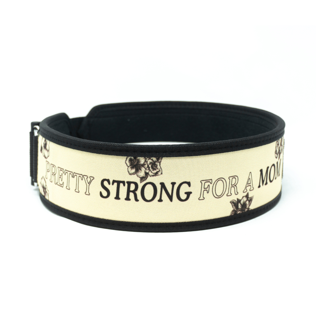 3" Petite Pretty Strong for a Mom by Arielle Loewen Weightlifting Belt kaufen - 2POOD 3 Inch Belt - Fitness Onlineshop