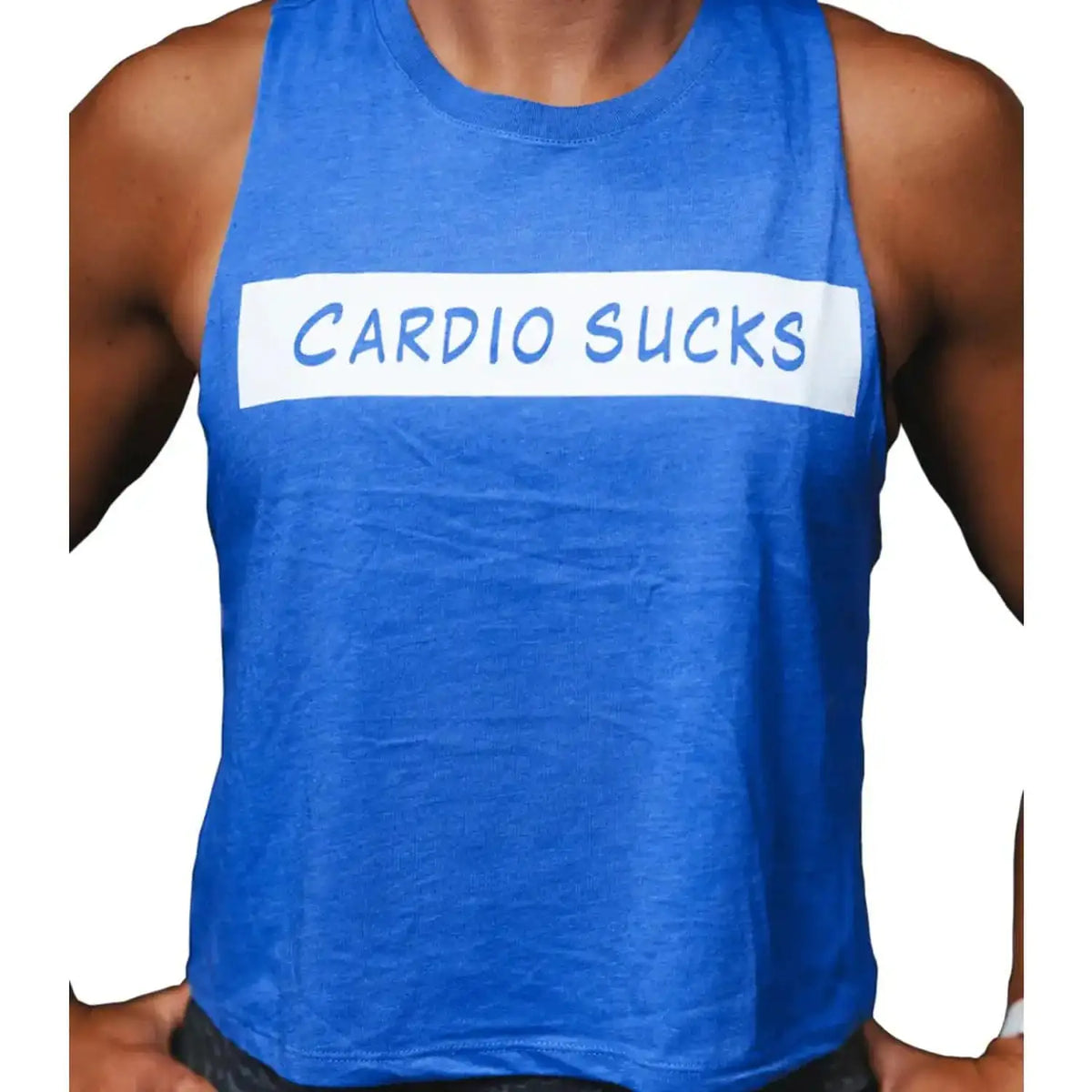 2POOD Cardio Sucks Crop Tank kaufen bei haghpowered.com