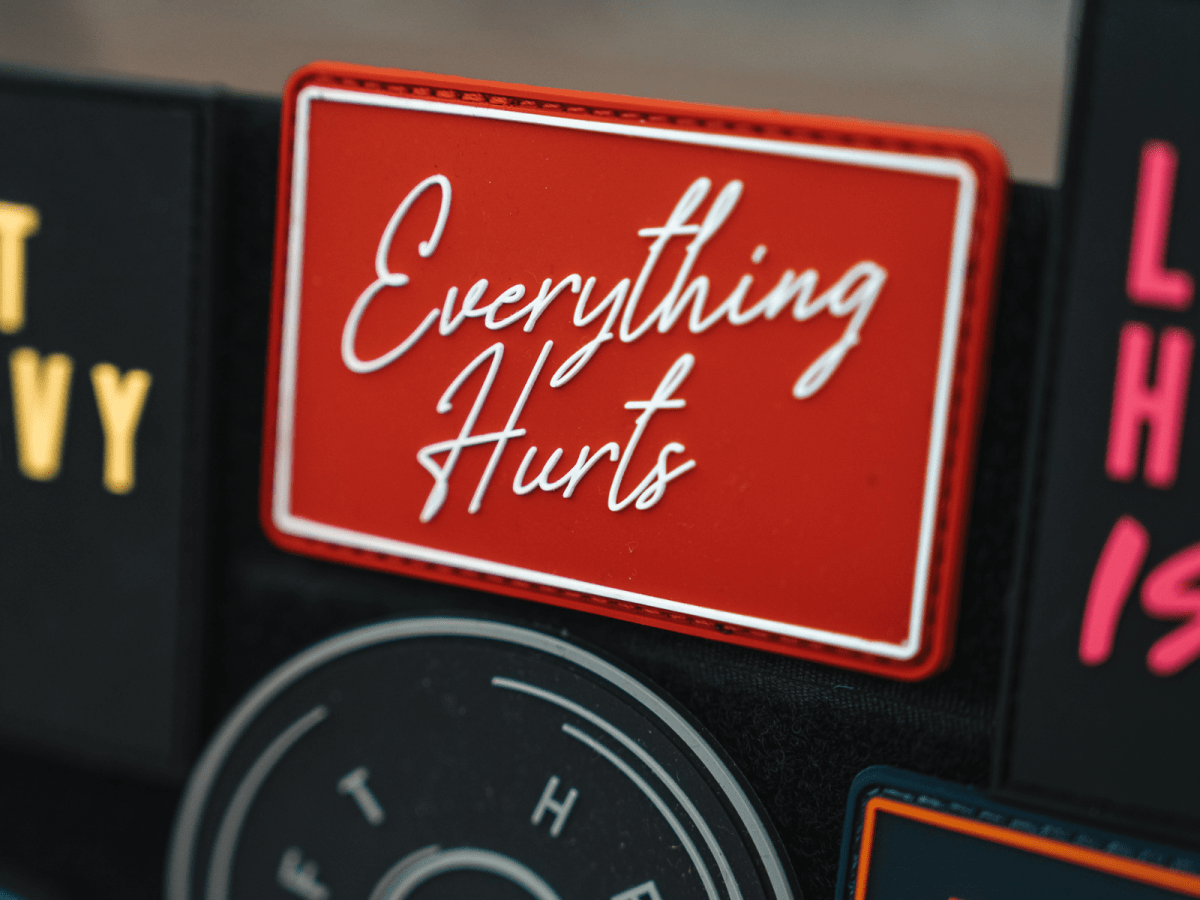 Everything Hurts Patch kaufen - 2POOD Patches - Fitness Onlineshop