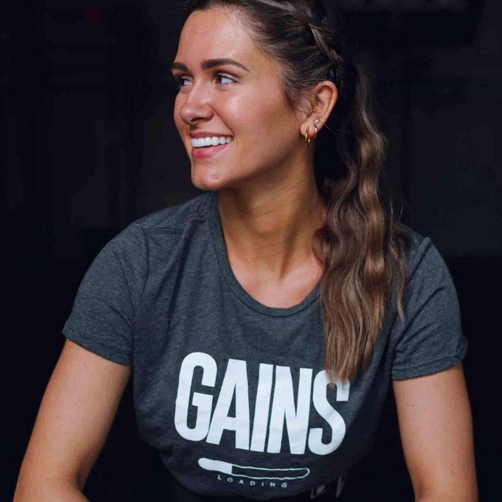 2POOD Gains Loading Crop Top Grau kaufen bei haghpowered.com