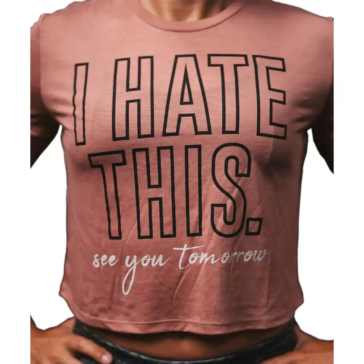 2POOD I Hate This. See You Tomorrow Crop Top kaufen bei haghpowered.com