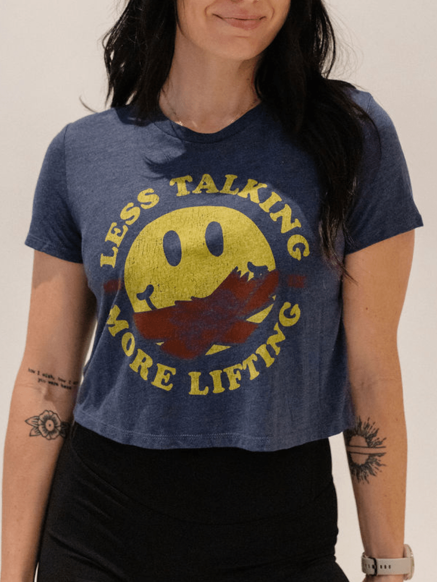 Less Talking Crop kaufen - 2POOD Tanks - Fitness Onlineshop
