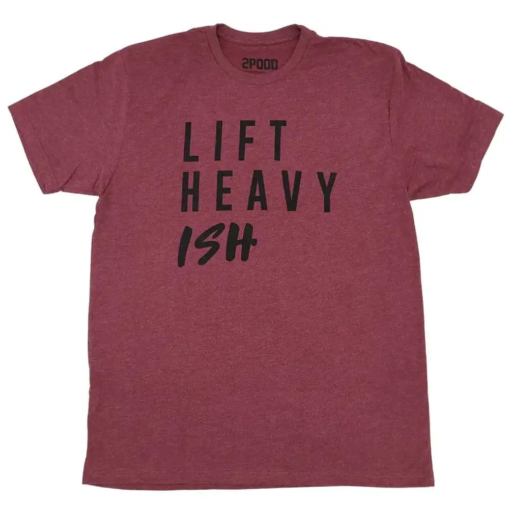 2POOD Lift Heavy Ish T-Shirt Maroon kaufen bei haghpowered.com