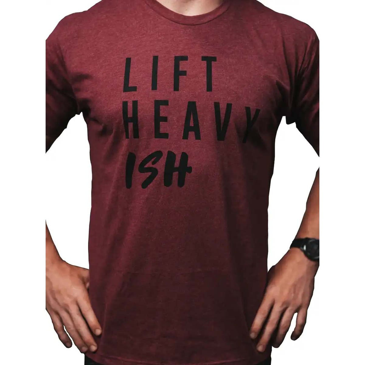 2POOD Lift Heavy Ish T-Shirt Maroon kaufen bei haghpowered.com