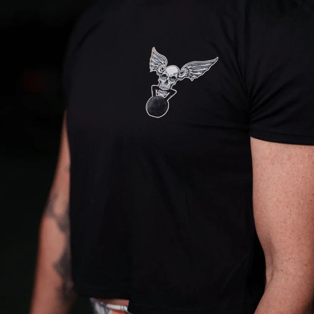 2POOD Lift More Talk Less Crop Top - Schwarz Schwarz kaufen bei haghpowered.com