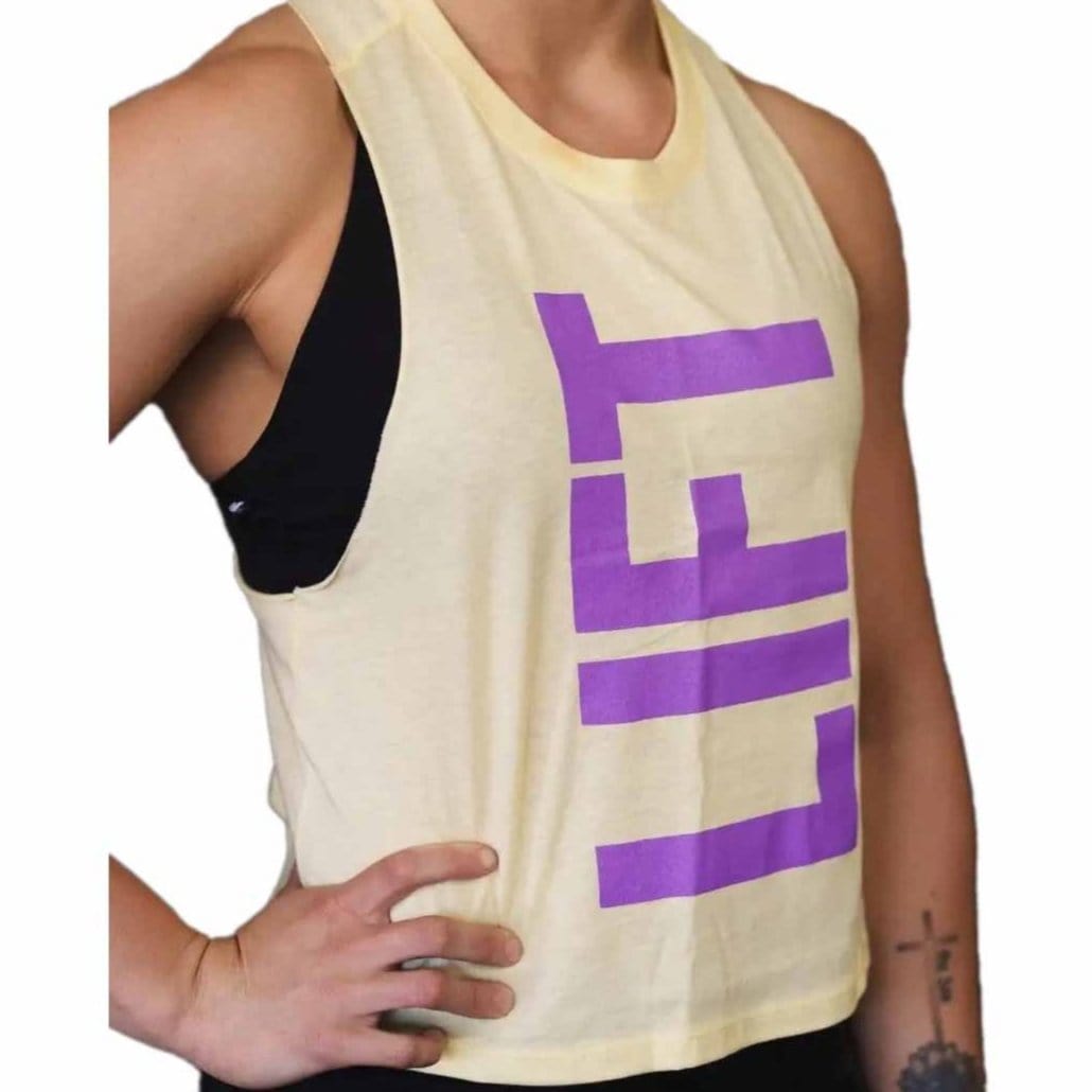 Lift Tank - Yellow kaufen - 2POOD Oberteile Damen - Fitness Onlineshop