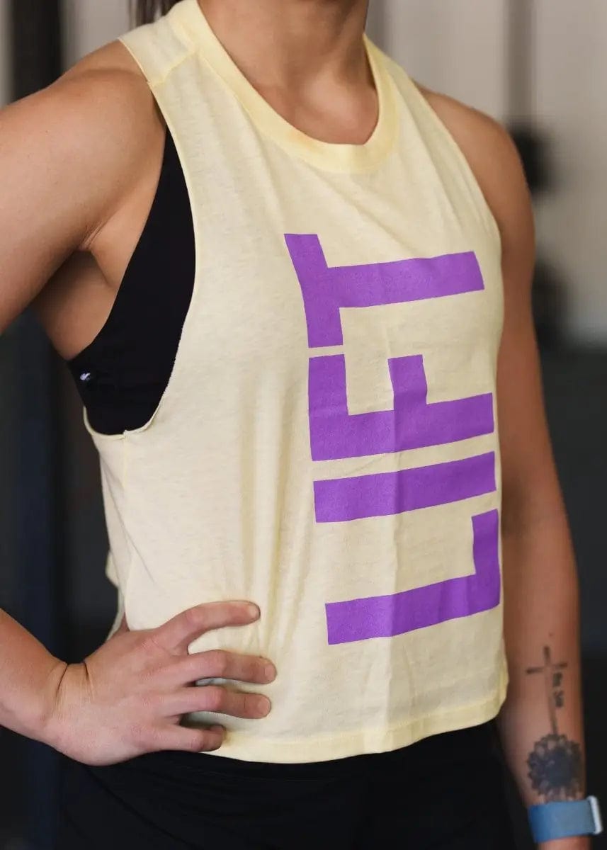 Lift Tank - Yellow kaufen - 2POOD Oberteile Damen - Fitness Onlineshop