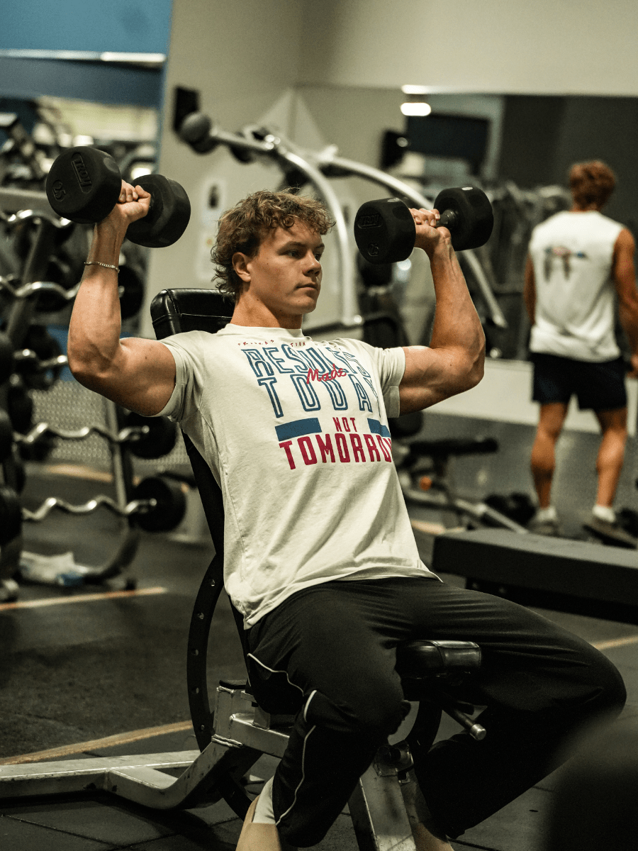 Results Are Made Today T-Shirt kaufen - 2POOD T-Shirts - Fitness Onlineshop