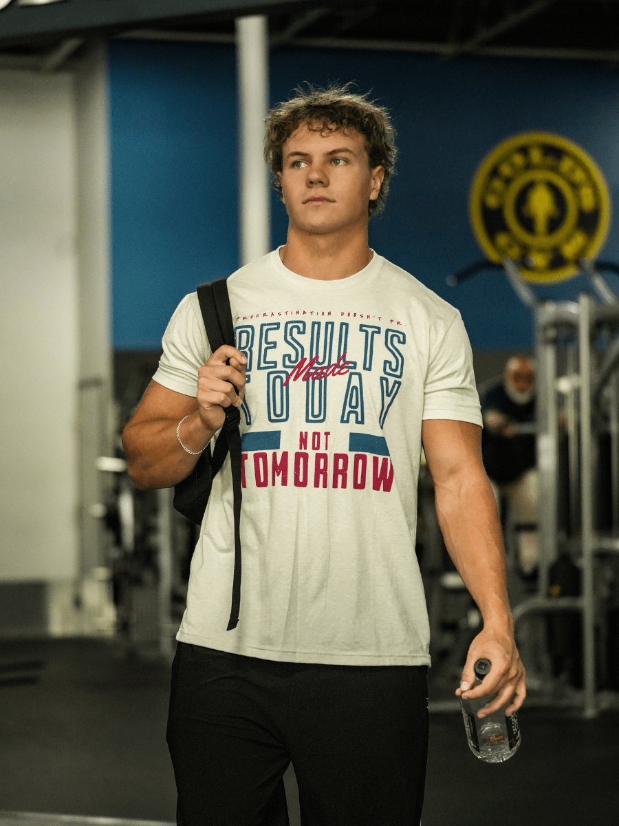 Results Are Made Today T-Shirt kaufen - 2POOD T-Shirts - Fitness Onlineshop