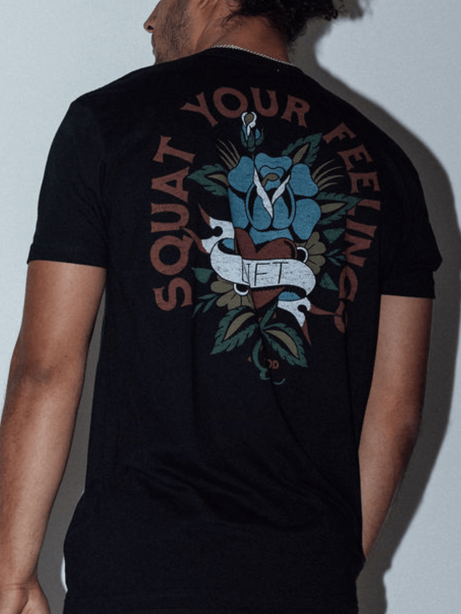 Squat Your Feelings T-Shirt kaufen - 2POOD T-Shirts - Fitness Onlineshop