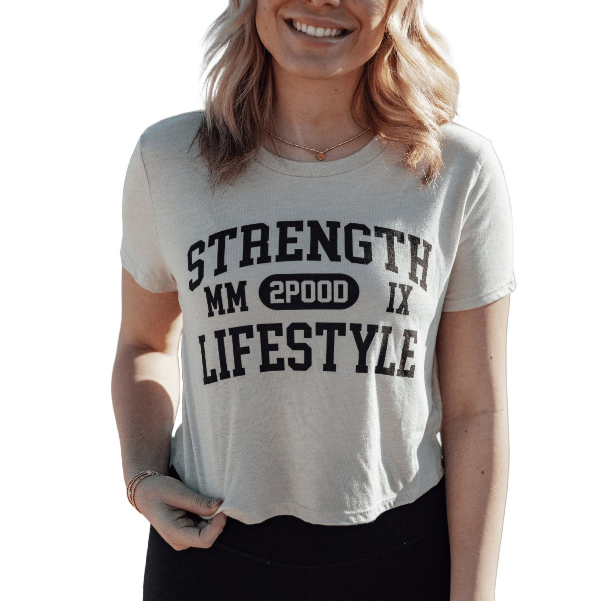 Varsity Strength Lifestyle Crop kaufen - 2POOD Tanks - Fitness Onlineshop