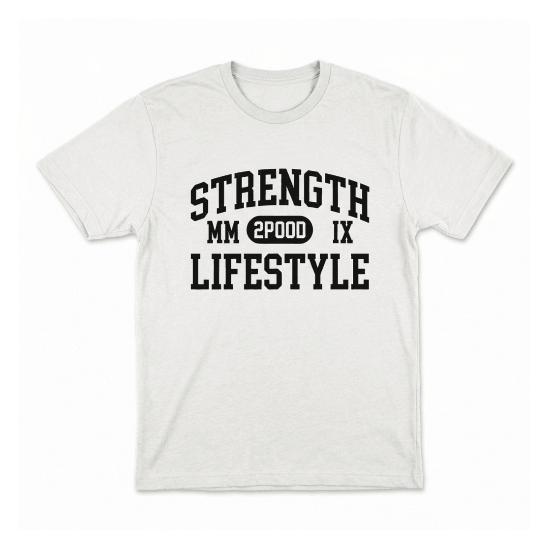 Varsity Strength Lifestyle T-shirt kaufen - 2POOD T-Shirts - Fitness Onlineshop