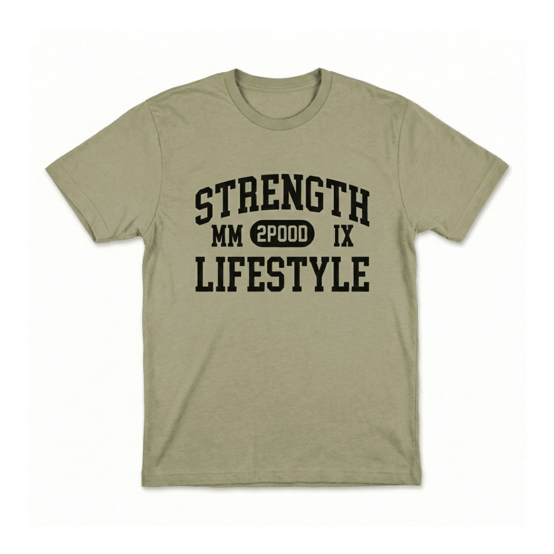 Varsity Strength Lifestyle T-Shirt kaufen - 2POOD T-Shirts - Fitness Onlineshop