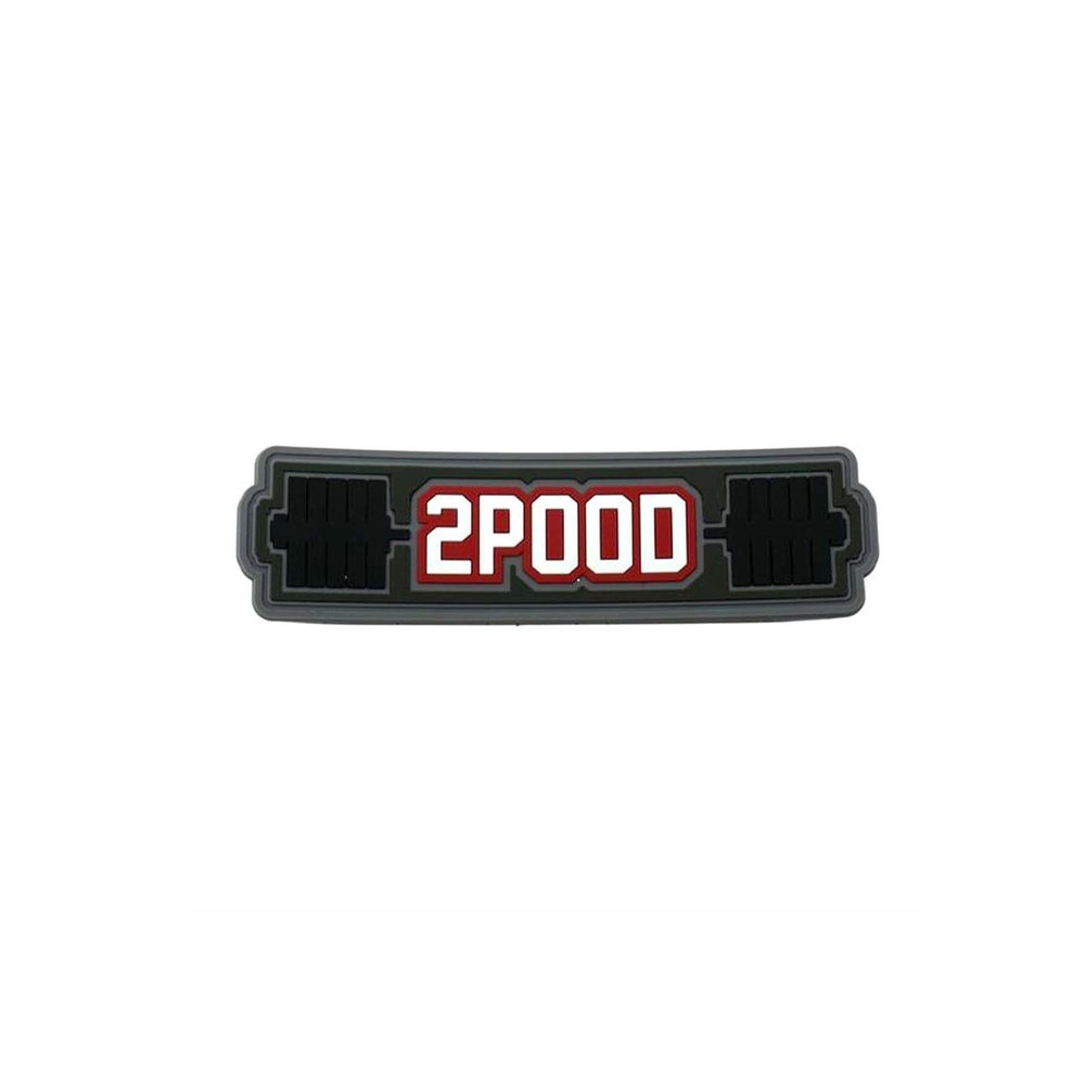 2POOD Velcro Patch "Barbell" kaufen bei haghpowered.com