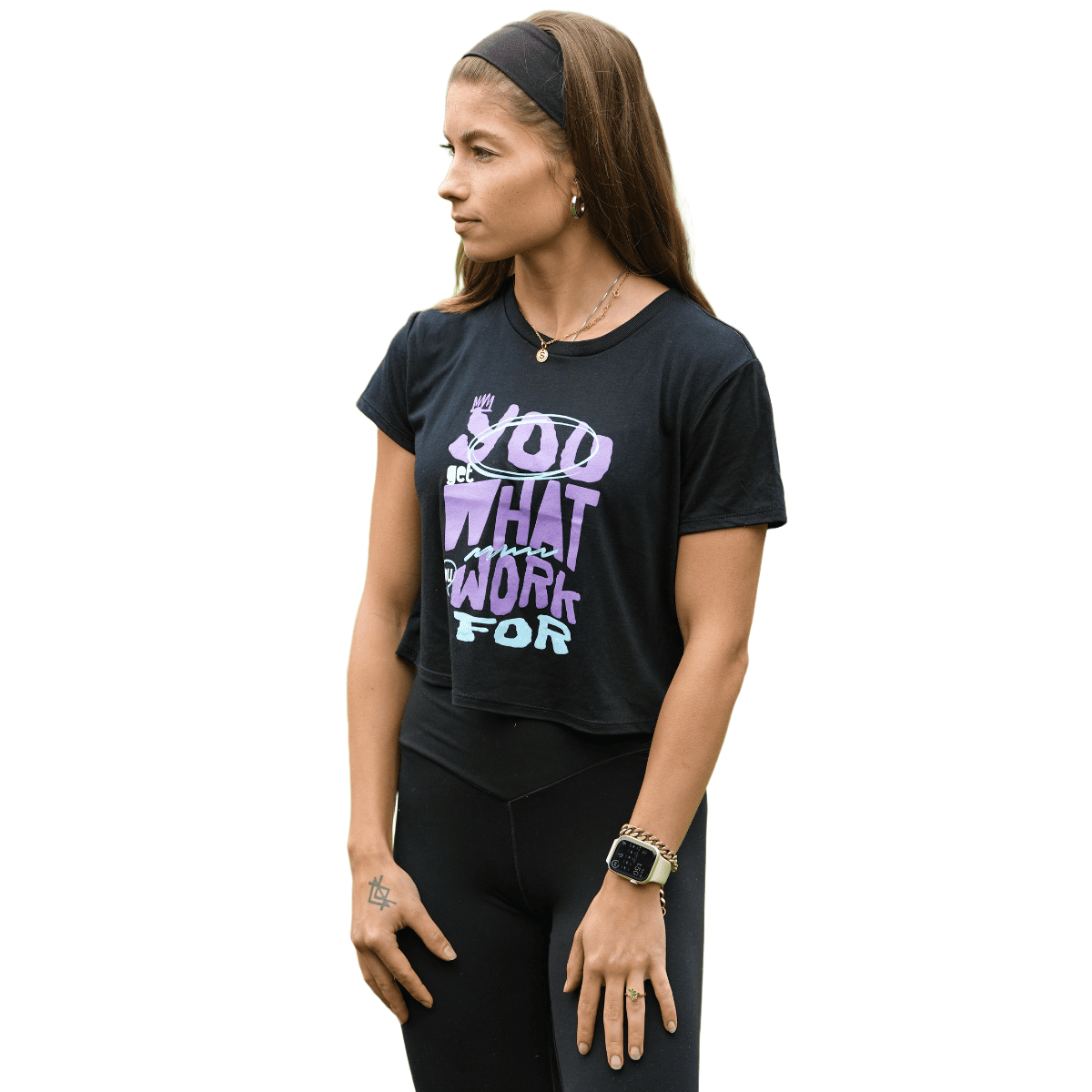You Get What You Work For Crop kaufen - 2POOD Tanks - Fitness Onlineshop
