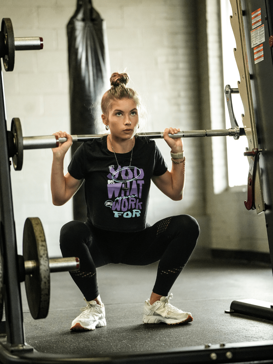 You Get What You Work For Crop kaufen - 2POOD Tanks - Fitness Onlineshop
