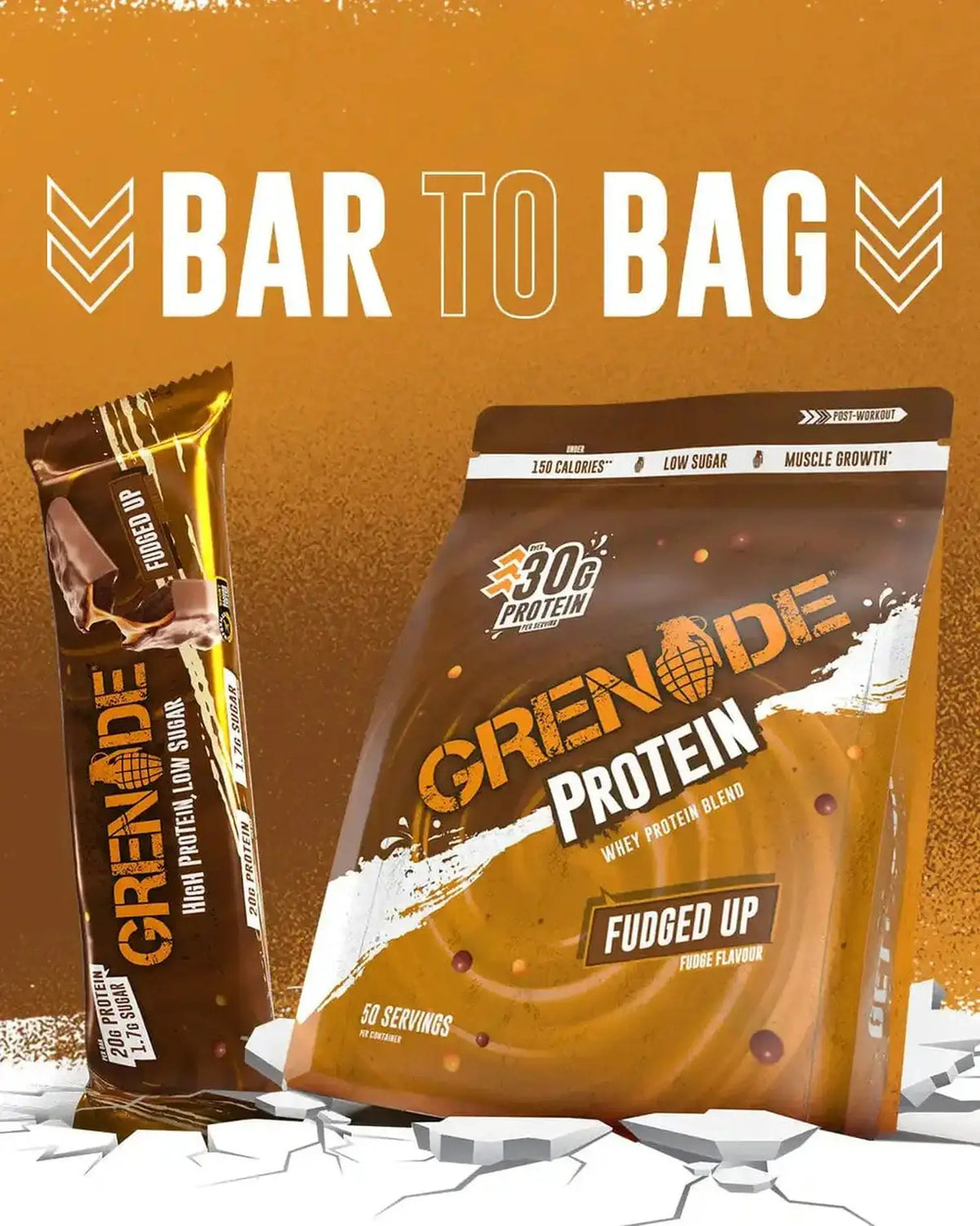 Grenade Grenade Protein Blend (Whey) Fudged Up 2 kg kaufen bei haghpowered.com