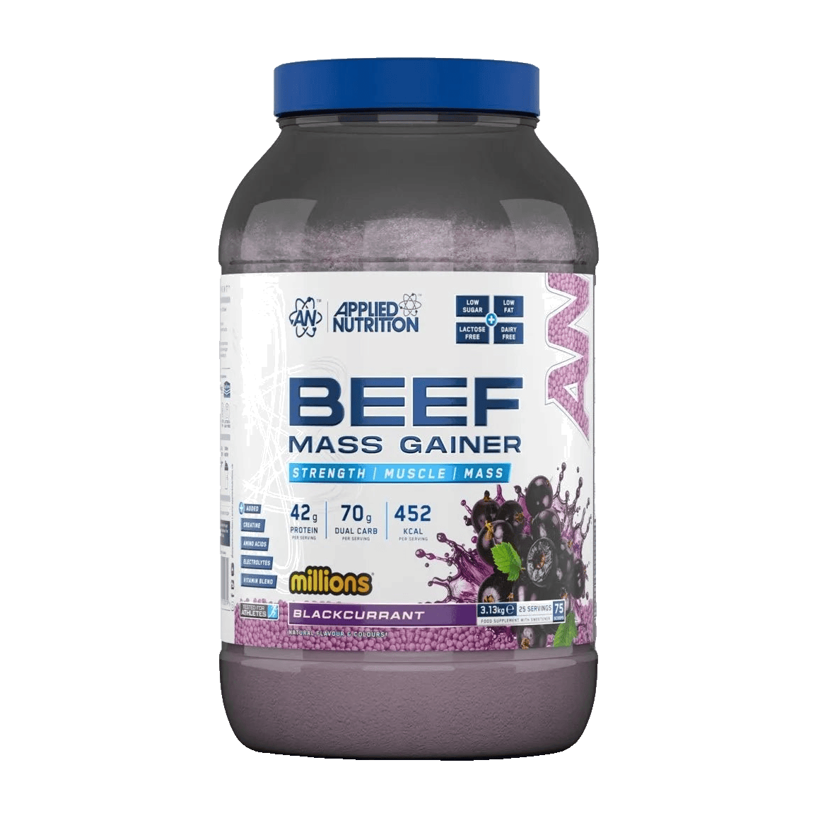 Applied Nutrition Beef Mass Gainer (3.13 kg) Blackcurrant Millions kaufen - Applied Nutrition Weightgainer - Fitness Onlineshop