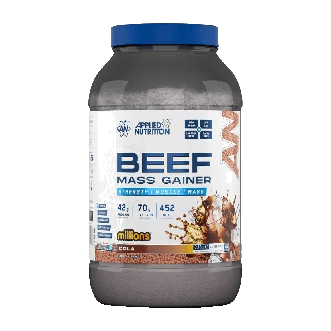 Applied Nutrition Beef Mass Gainer (3.13 kg) Cola Millions kaufen - Applied Nutrition Weightgainer - Fitness Onlineshop