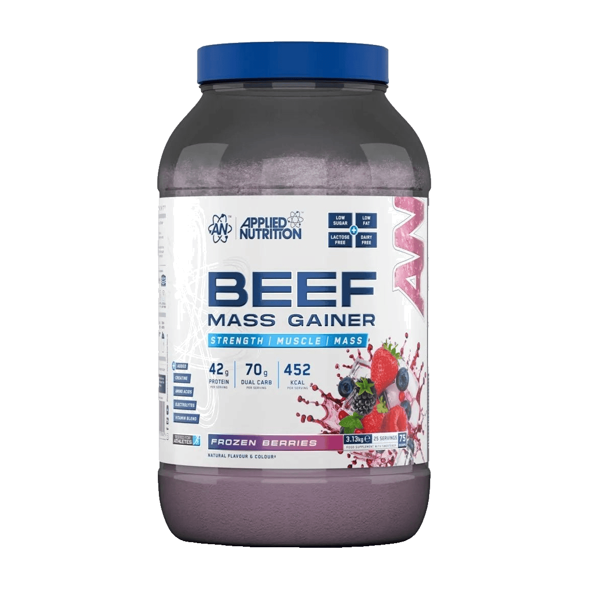 Applied Nutrition Beef Mass Gainer (3.13 kg) Frozen Berries kaufen - Applied Nutrition Weightgainer - Fitness Onlineshop