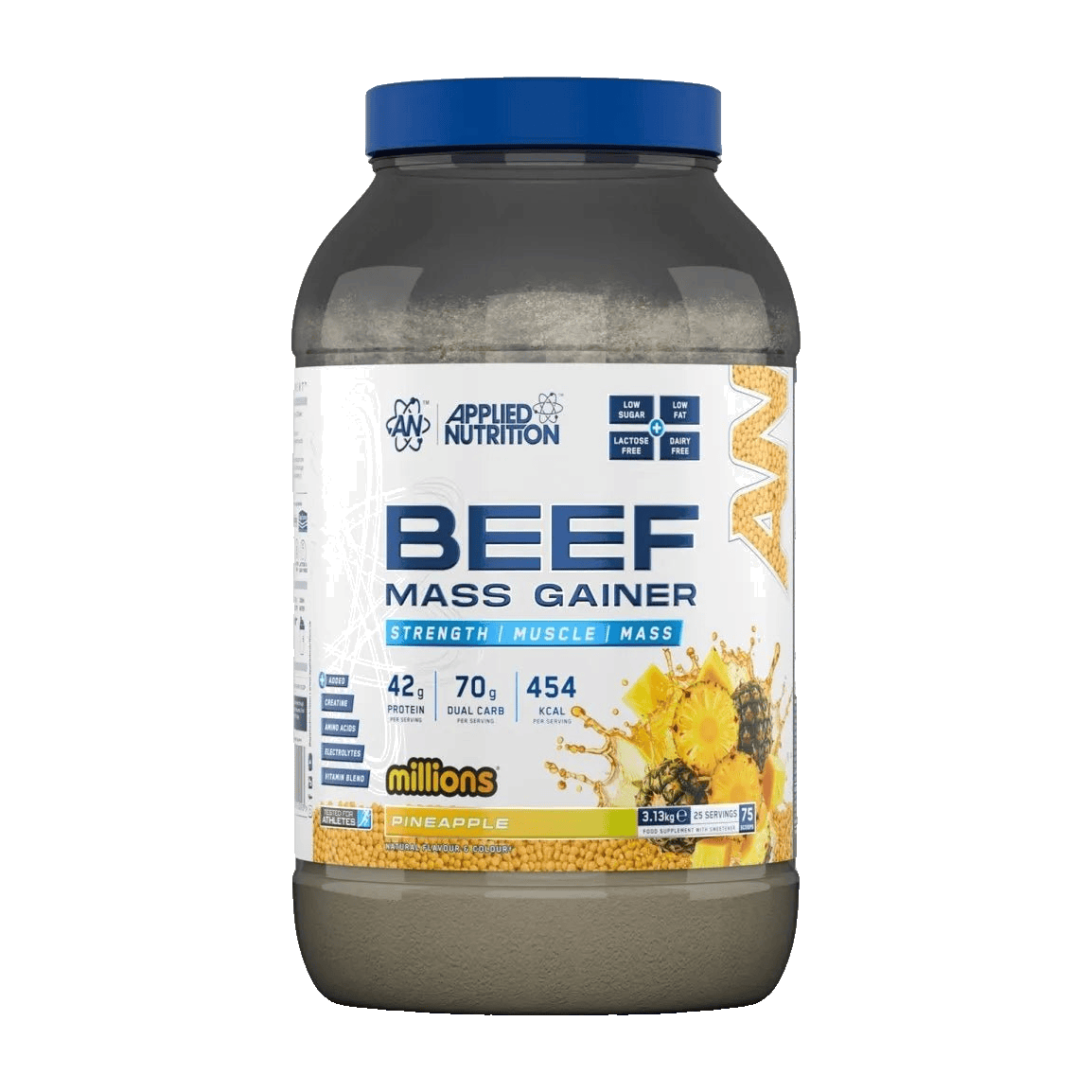 Applied Nutrition Beef Mass Gainer (3.13 kg) Pineapple Millions kaufen - Applied Nutrition Weightgainer - Fitness Onlineshop
