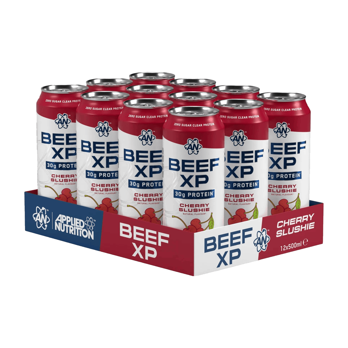 Applied Nutrition Beef XP Drink 12 x 500 ml / Cherry Slushie kaufen - Applied Nutrition Fertige Proteinshakes - Fitness Onlineshop