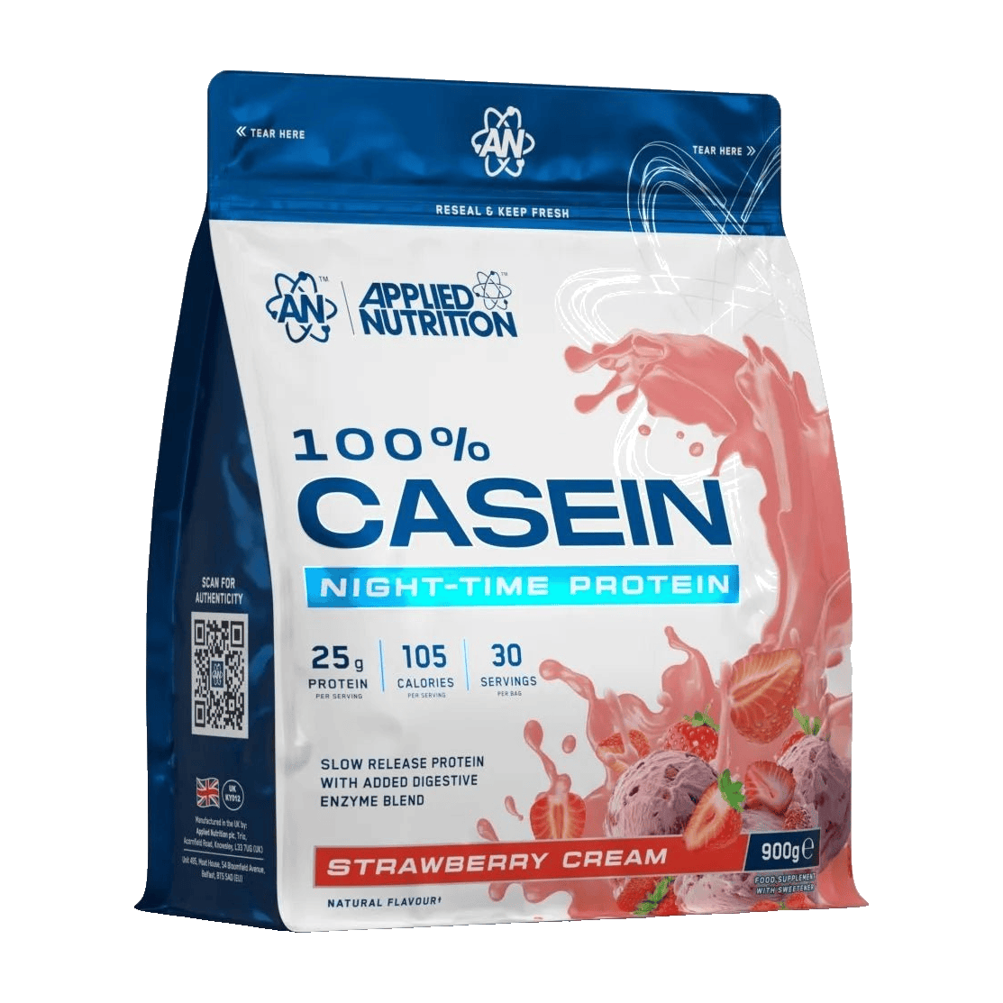 Applied Nutrition Casein 900 g / Strawberry Cream kaufen - Applied Nutrition Casein Proteinpulver - Fitness Onlineshop