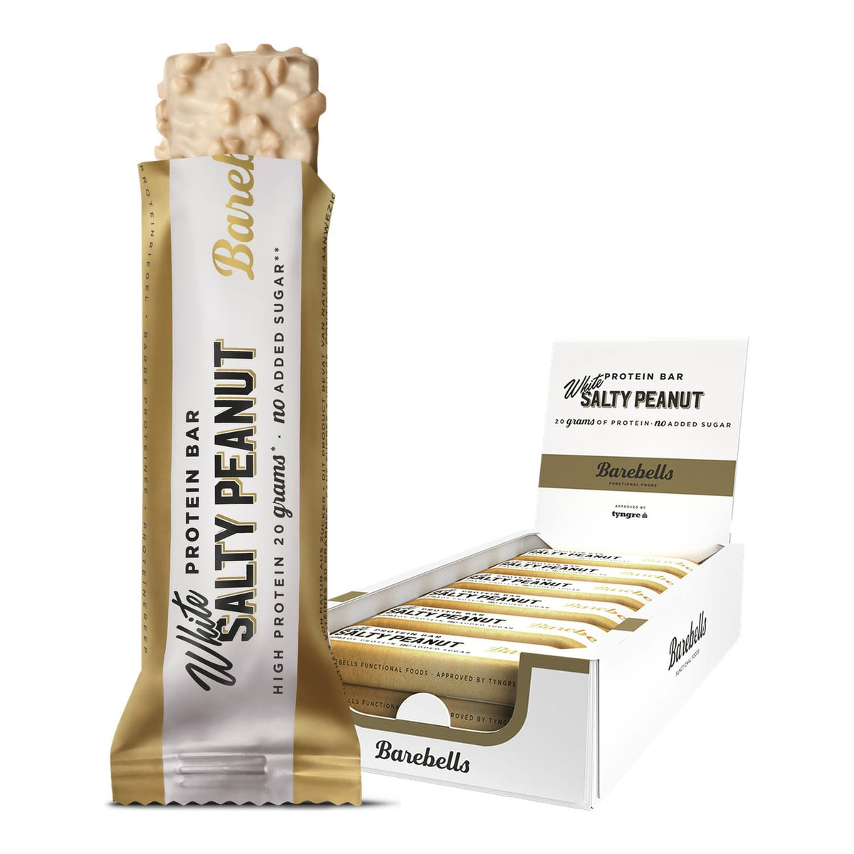 Barebells Protein Riegel 12 x 55 g / White Salty Peanut kaufen - Barebells Proteinriegel - Fitness Onlineshop