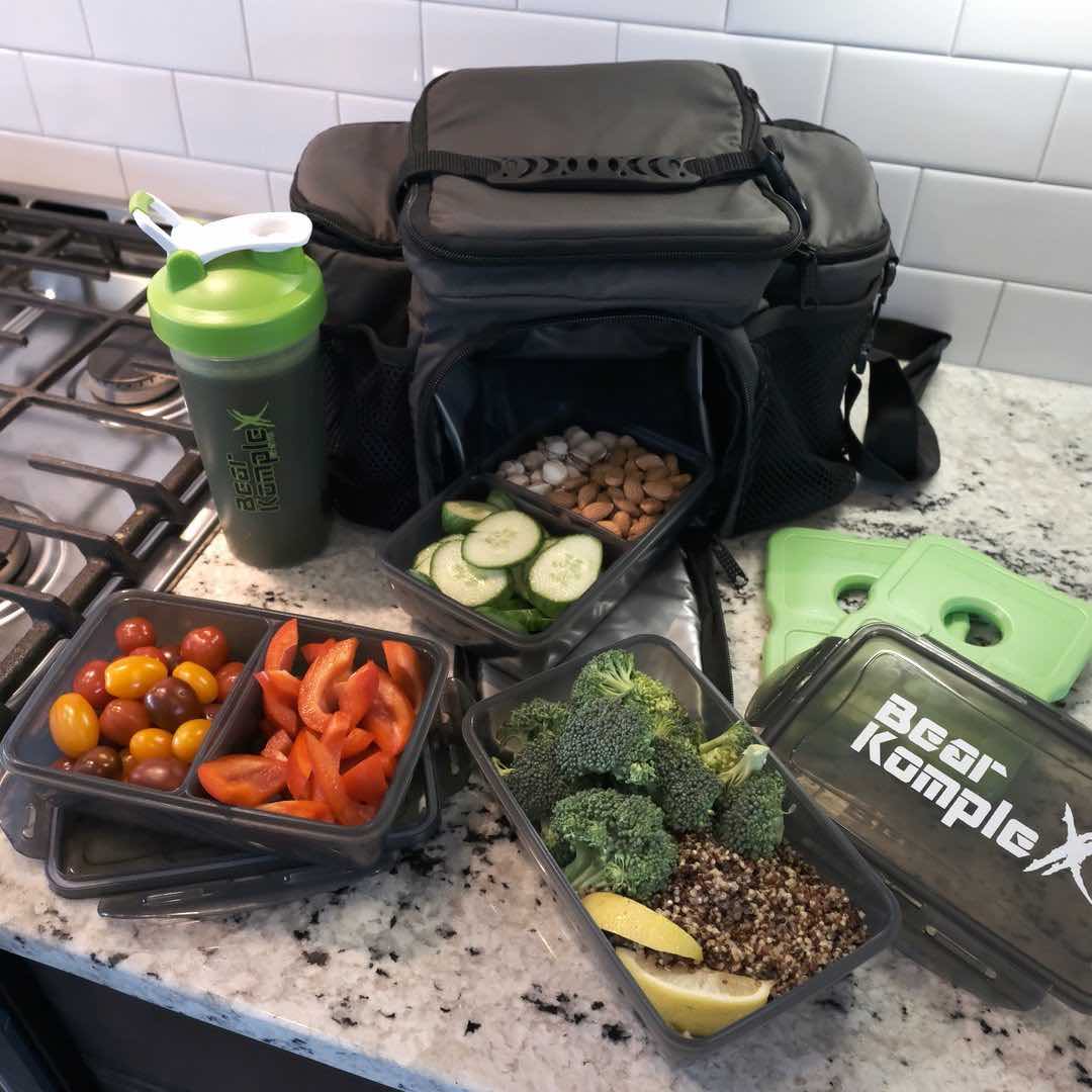 Bear KompleX Meal Prep Tasche mit Frischhalteboxen kaufen bei haghpowered.com