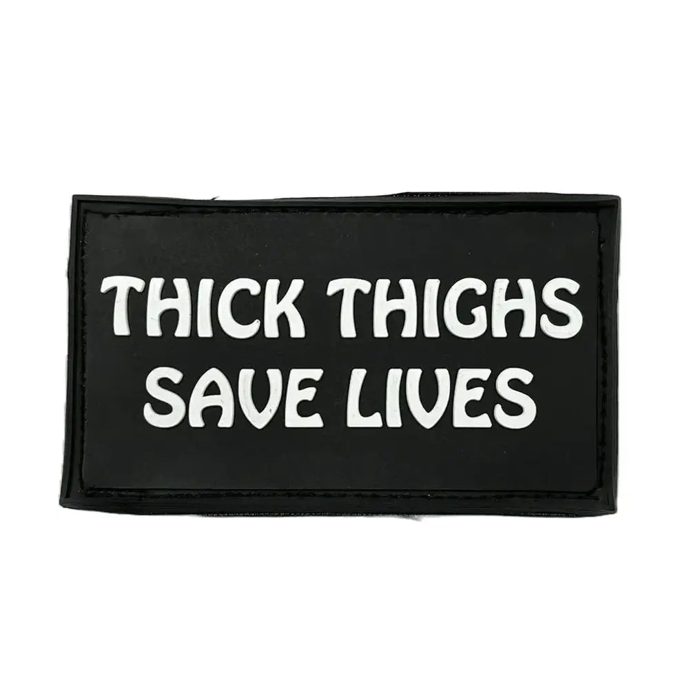 Bear KompleX Velcor Patch "Thick Things Save Lives" kaufen bei haghpowered.com