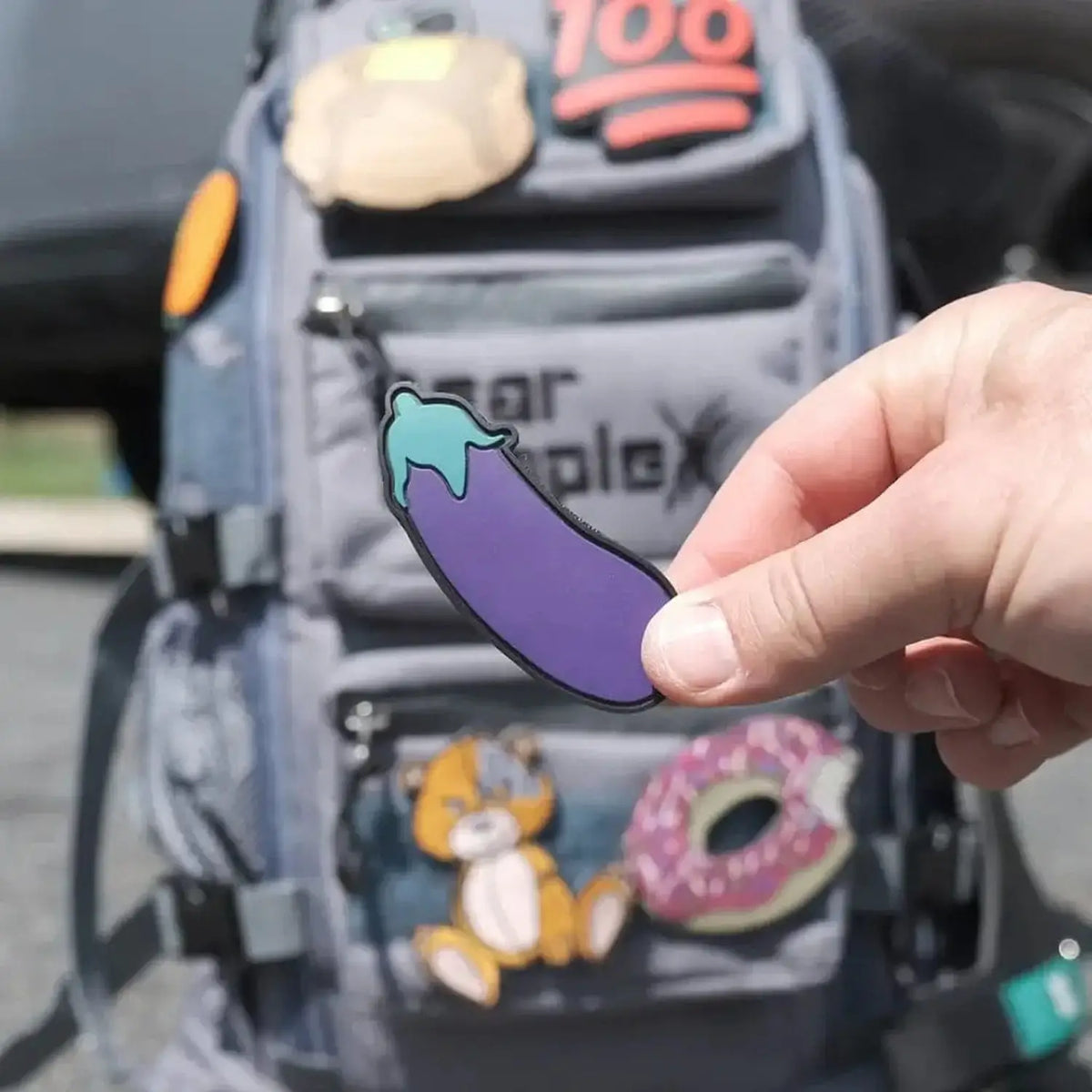 Bear KompleX Velcro Patch "Eggplant" kaufen bei haghpowered.com