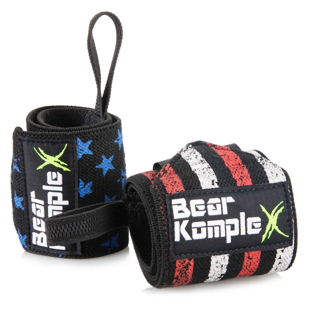Bear KompleX Wrist Wraps (Handgelenkbandagen) Stars and Stripes kaufen bei haghpowered.com