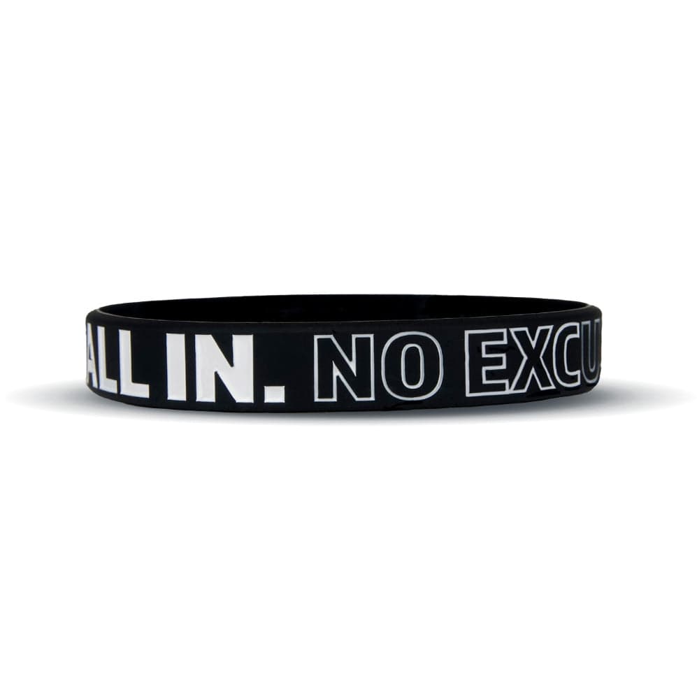 Elite Athletic Gear ALL IN. NO EXCUSES. Wristband XL (9") kaufen bei haghpowered.com