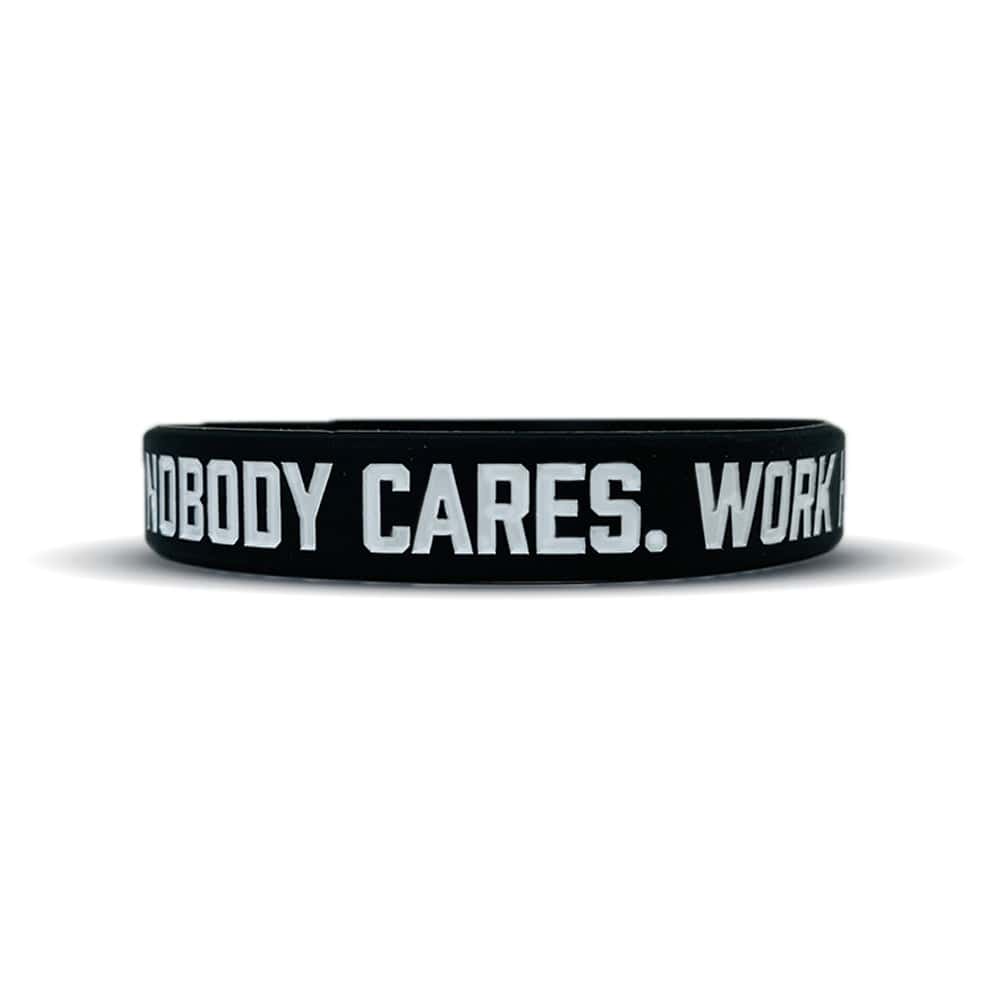 Elite Athletic Gear NOBODY CARES. WORK HARDER. Wristband kaufen bei haghpowered.com