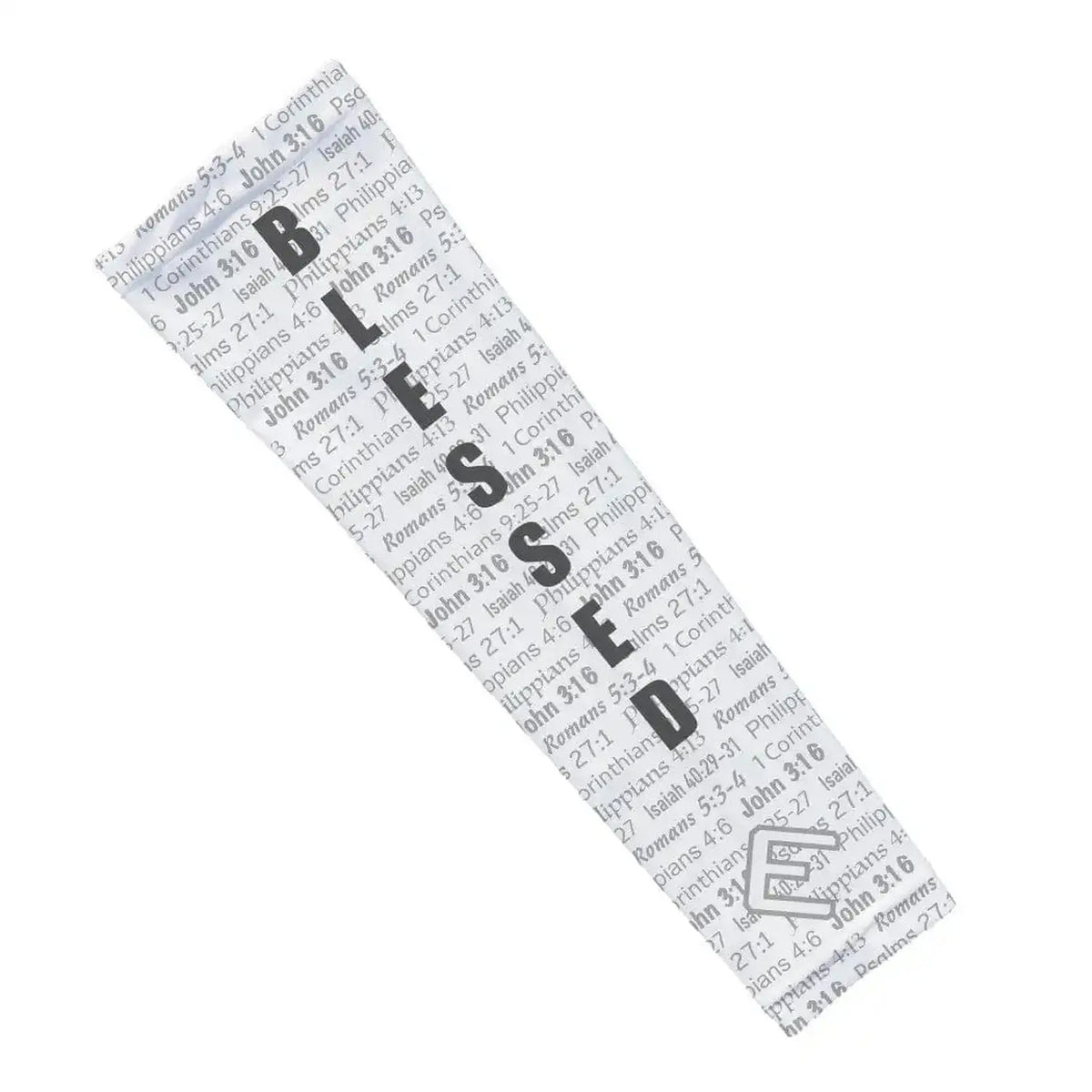 Elite Athletic Gear White BLESSED Arm Sleeve kaufen bei haghpowered.com