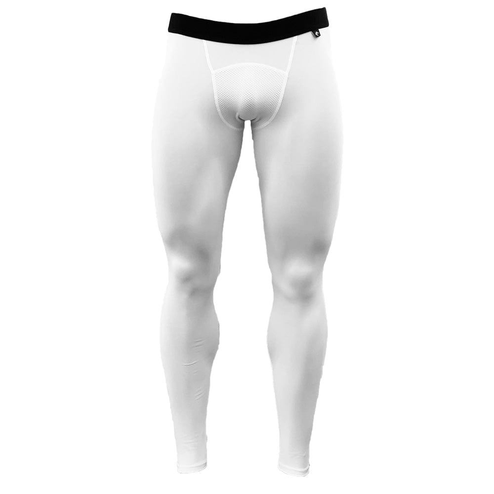 Elite Athletic Gear White Compression Tights XXL kaufen bei haghpowered.com