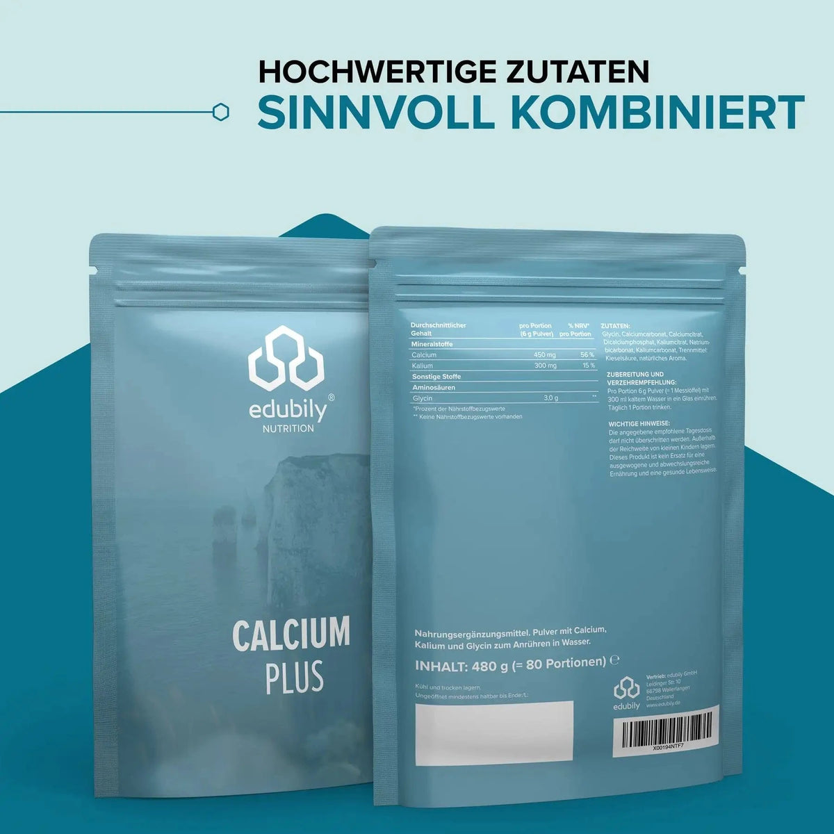 Calcium plus kaufen - edubily Calcium - Fitness Onlineshop