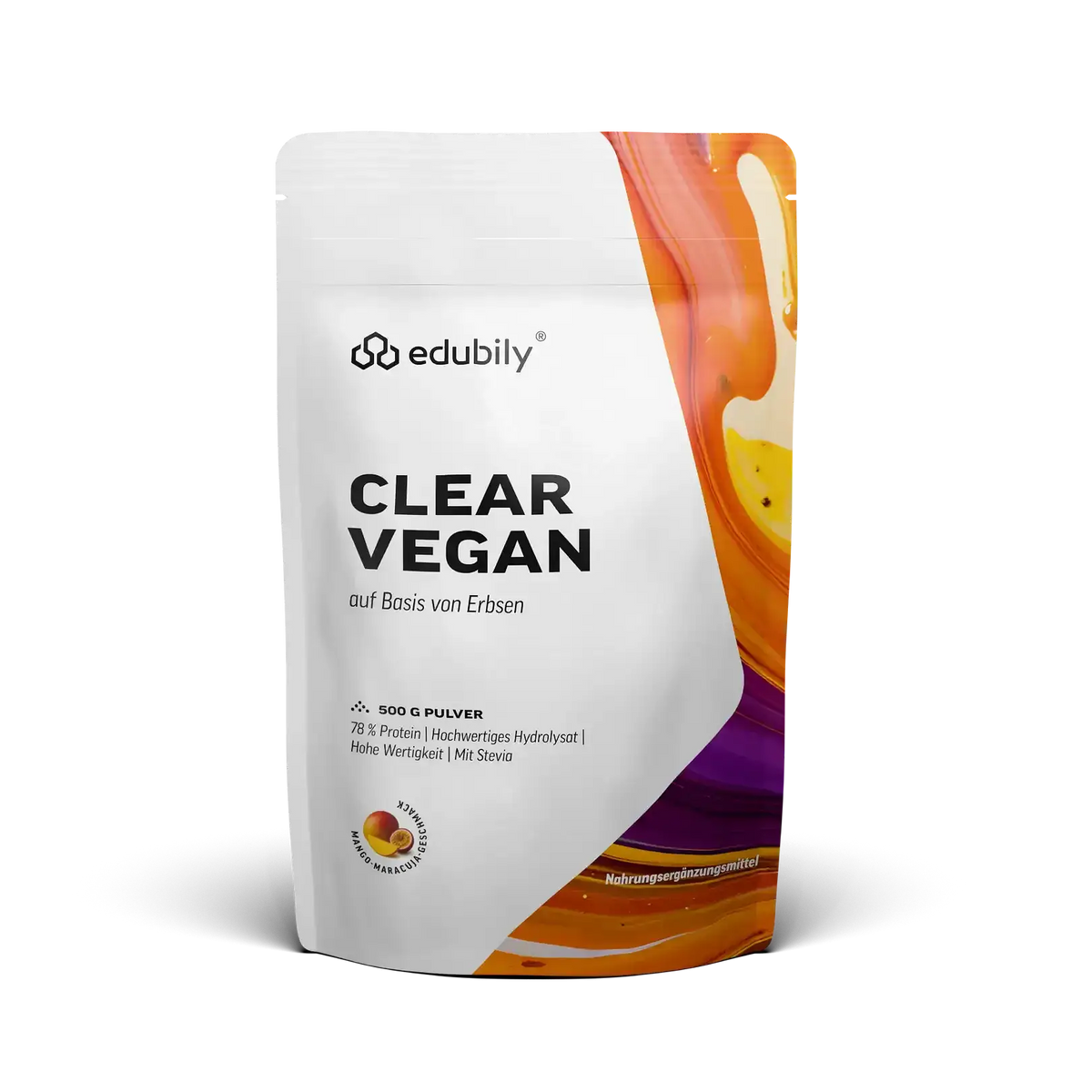 Clear Vegan Mango Maracuja kaufen - edubily Vegane Proteinpulver - Fitness Onlineshop