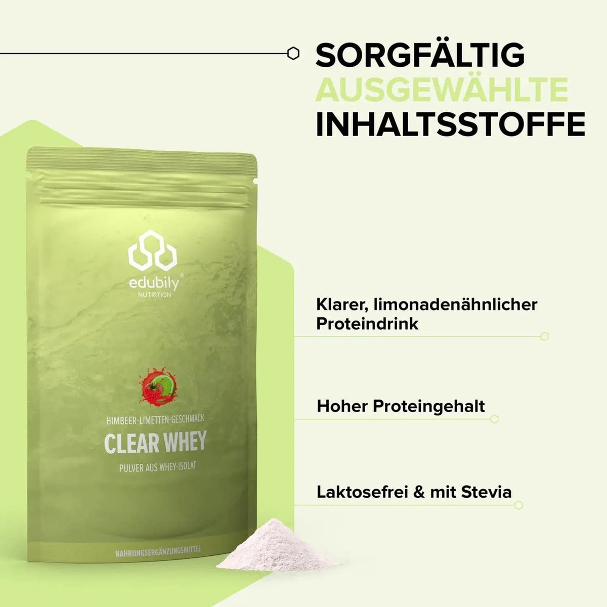Clear Whey kaufen - edubily Whey Proteinpulver - Fitness Onlineshop