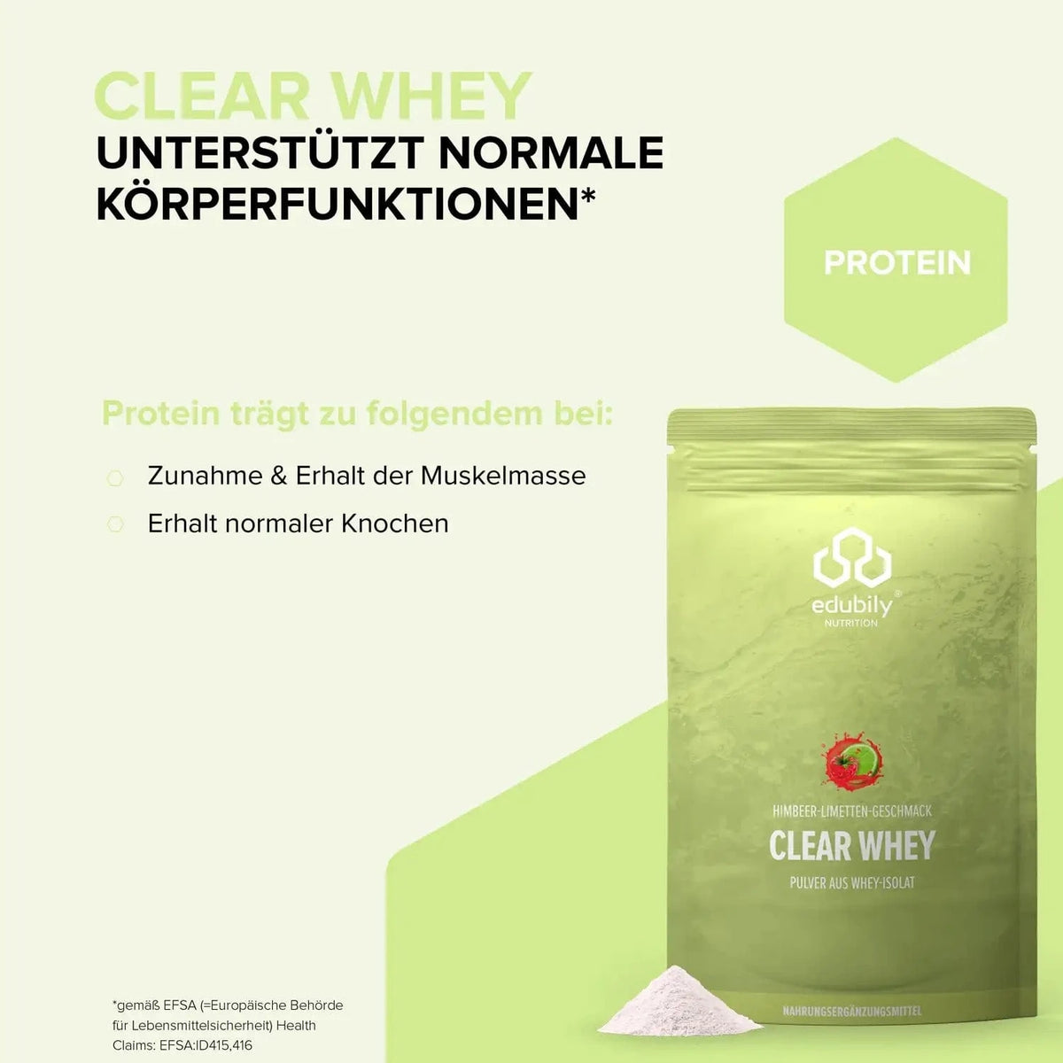 Clear Whey kaufen - edubily Whey Proteinpulver - Fitness Onlineshop