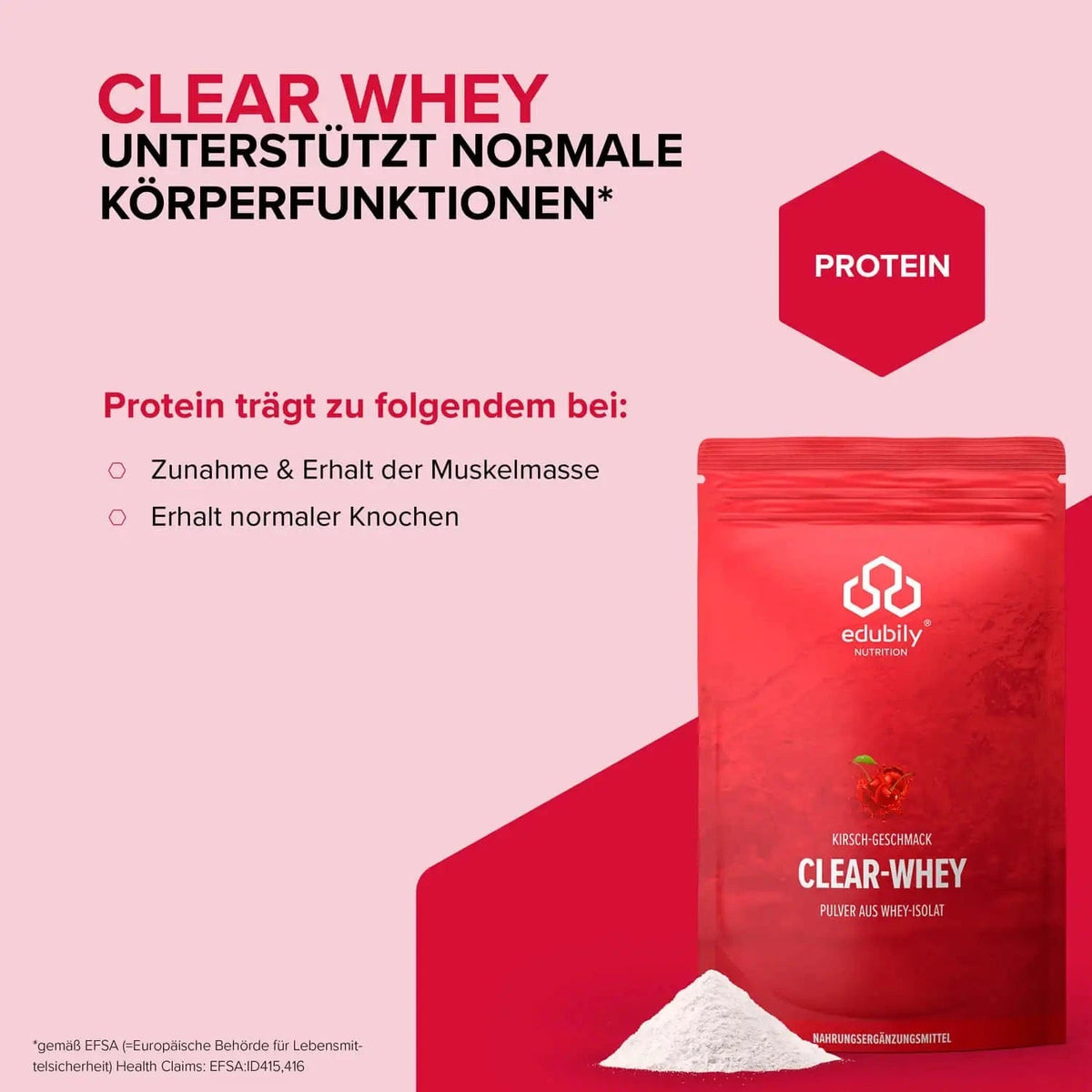 Clear Whey kaufen - edubily Whey Proteinpulver - Fitness Onlineshop
