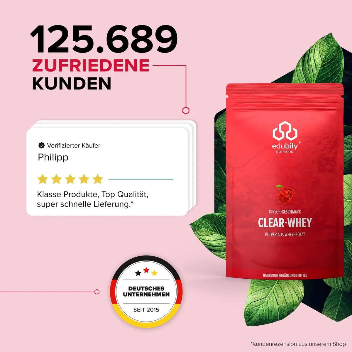 Clear Whey kaufen - edubily Whey Proteinpulver - Fitness Onlineshop