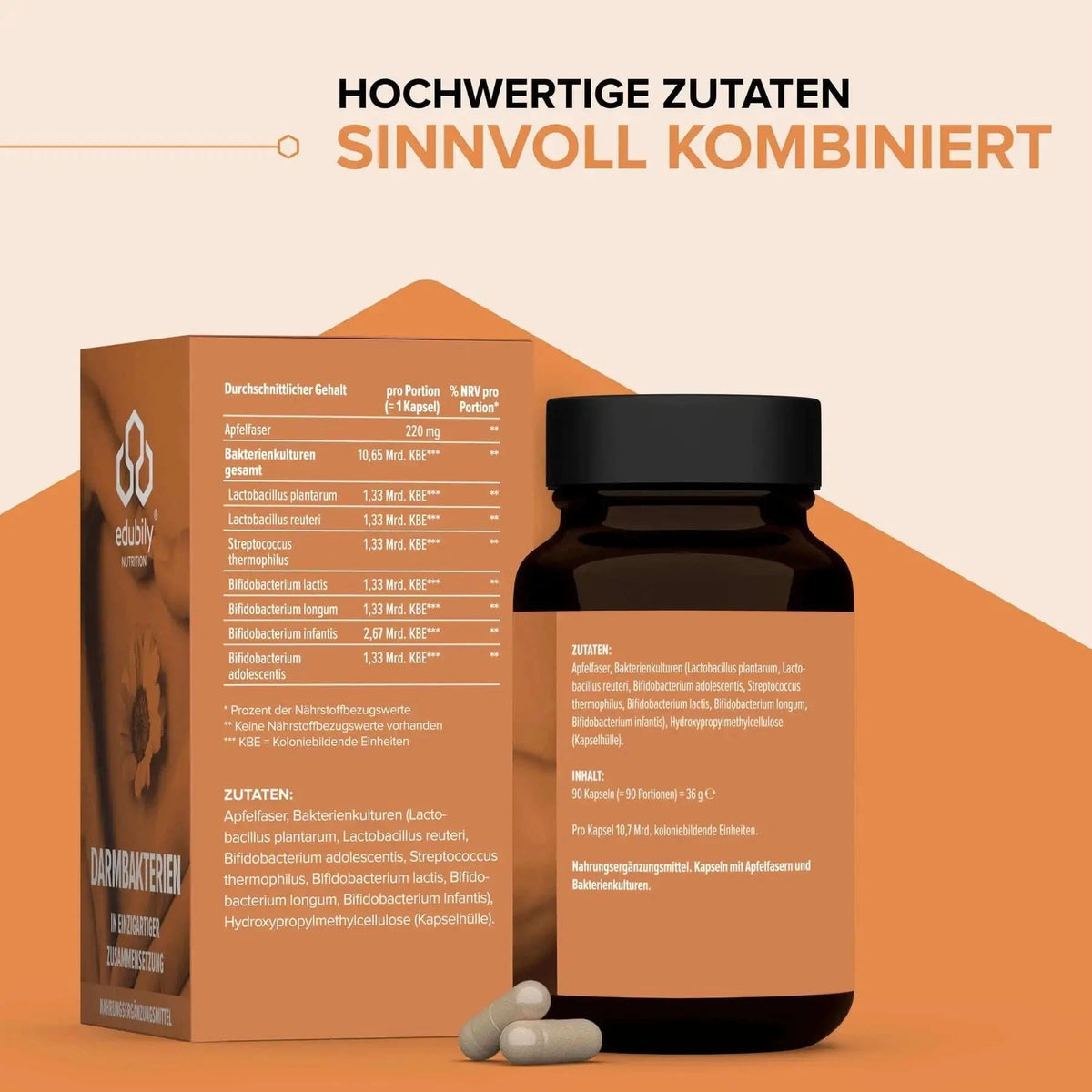 Darmbakterien kaufen - edubily Verdauung - Fitness Onlineshop