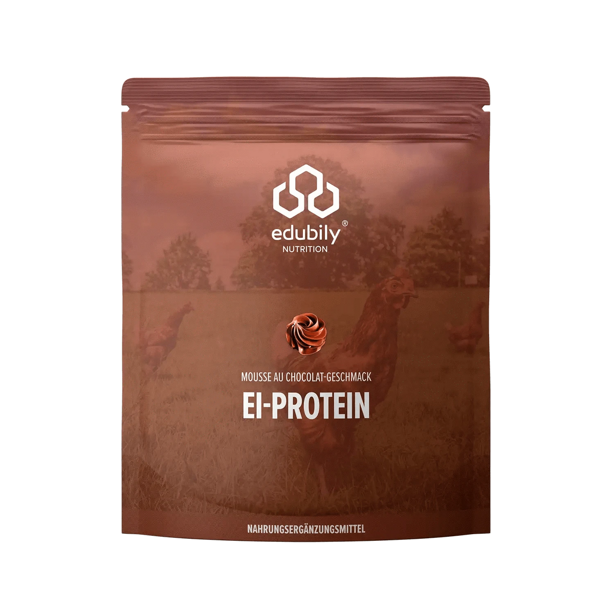 Ei-Protein Pulver aus Freilandhaltung Mousse au chocolat kaufen - edubily Eiproteinpulver - Fitness Onlineshop